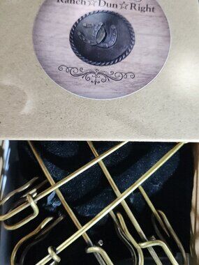 Antiqued GOLD BLANKET PINS set of 4 NEW in box by RANCHDUNRIGHT